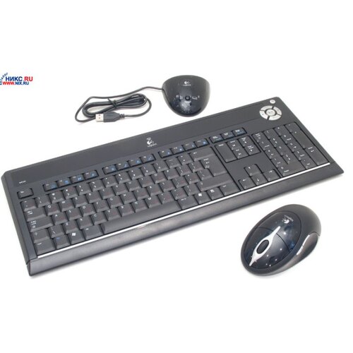 Комплект клавиатура + мышь Logitech Cordless UltraX Media Desktop