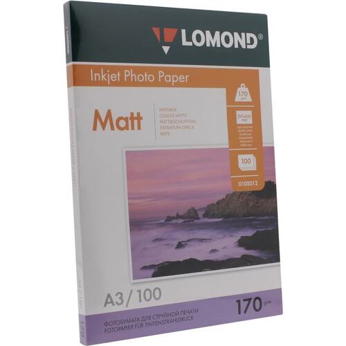 Фотобумага Lomond 0102012, A3 (297 x 420 мм), 100 листов