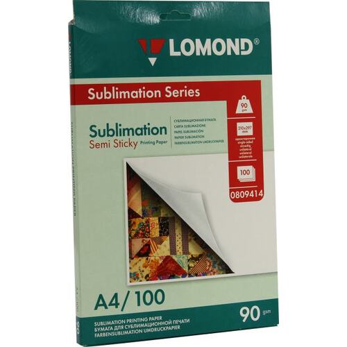 Бумага сублимационная Lomond Sublimation 0809414, A4 (210 x 297 мм), 100 листов