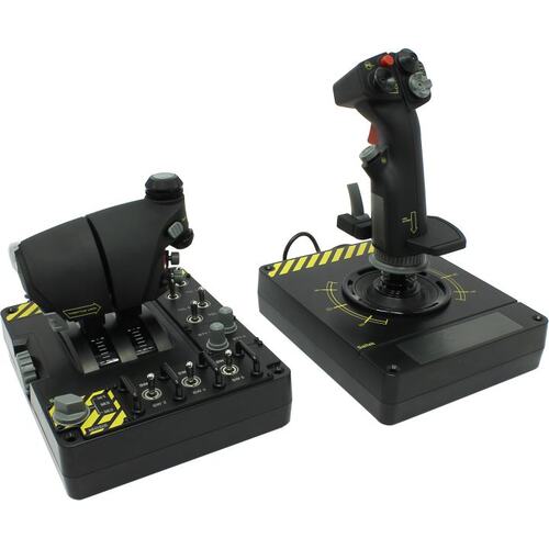 Б/У Mad Catz/Saitek X55 Rhino H.O.T.A.S. System <SCB432150002>2xUSB2.0(8кн,5 3-поз.перекл,DualThrottle,7 8-поз.Toggle)