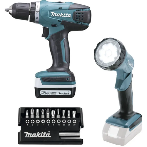 Дрель-шуруповерт Makita DF347DWLX1 аккум. патрон:быстрозажимной (кейс в комплекте)