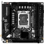 Материнская плата Socket LGA1700 MAXSUN MS-Challenger B760ITX D5 WIFI 2DDR5 Mini-ITX с высокой заглушкой, вид сверху