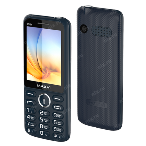 Телефон MAXVI K15n blue 32 Мб