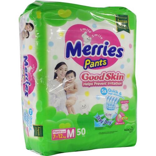 Подгузники Merries Good Skin M