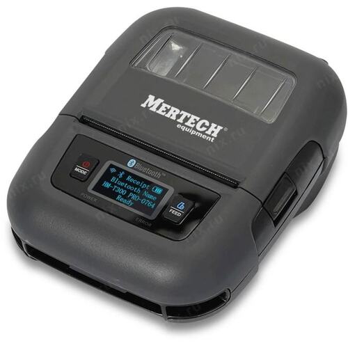 Термопринтер Mertech ALPHA (4596) 203dpi 80мм/с/USB/Wi-Fi/BT для печ.накл. серый