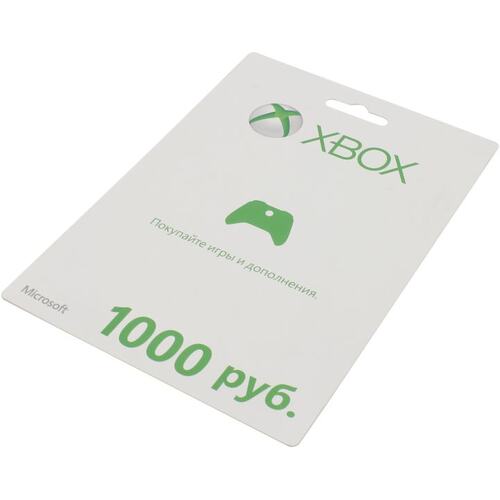 Карта оплаты для сети Xbox LIVE 1000 руб. для Xbox