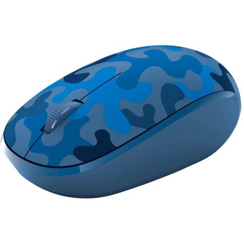 8KX-00017 Мышь Microsoft Blue Camo синий оптическая (4000dpi) беспроводная BT для ноутбука (2but)