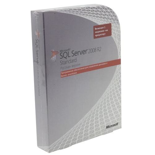 Сервер баз данных Microsoft SQL Server 2008 Standard Edition R2 32-bit/64-bit BOX