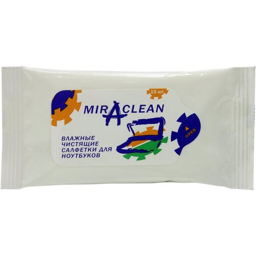 Влажные салфетки для техники MIRACLEAN MV24132