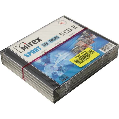 Диск CD-R Mirex 208341 5 шт