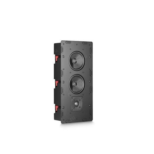 Встраиваемая акустическая система M&K Sound IW950 в корпусе. Металлический прямоугольный гриль. Цвет: Белый