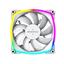 Вентилятор для корпуса Montech AX120 PWM White (AX120 PWM WHITE 3 IN 1), вид спереди