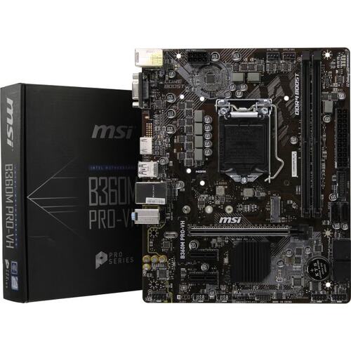 Материнская плата Socket LGA1151 MSI B360M PRO-VH 2DDR4 MicroATX
