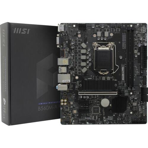 Материнская плата Socket LGA1200 MSI B560M-A PRO 2DDR4 MicroATX