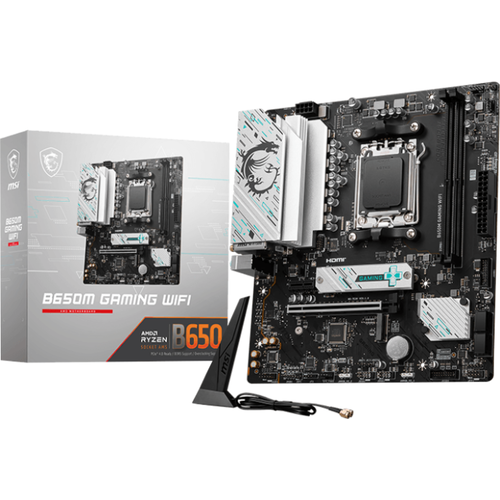 MSI B650M GAMING WIFI (RTL) AM5 <B650> PCI-E HDMI+DP 2.5GbLAN+WiFi+BT SATA MicroATX 2DDR5