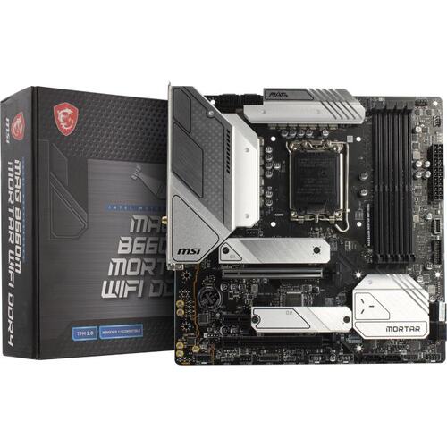 Материнская плата Socket LGA1700 MSI B660M 4DDR4 MicroATX