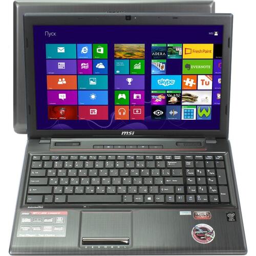 Ноутбук MSI Gaming (GP-серия) GP60 2PE Leopard <9S7-16GH11-468> (Intel Core i5 4210H, 8 ГБ, 750 Гб HDD, GeForce<sup>®</sup> 840M (64 бита), WiFi, Bluetooth, Win8, 15")