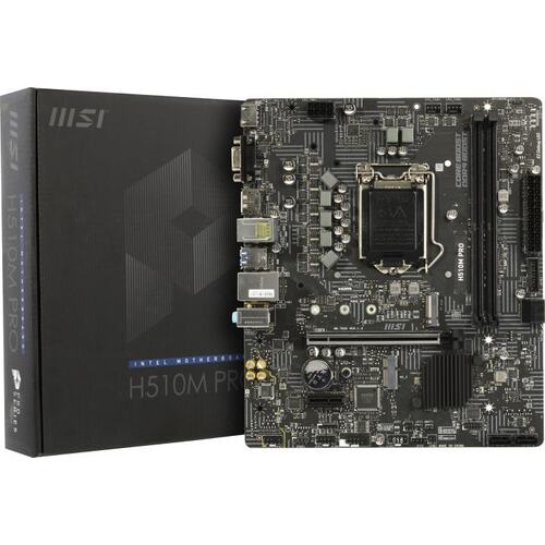Материнская плата Socket LGA1200 MSI H510M PRO 2DDR4 MicroATX