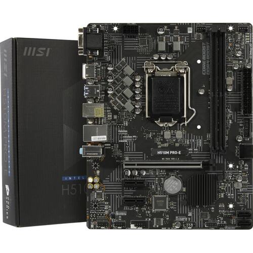 Материнская плата Socket LGA1200 MSI H510M PRO-E 2DDR4 MicroATX