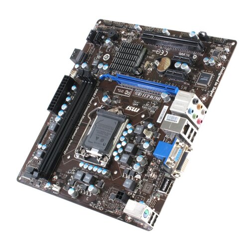 Материнская плата Socket LGA1155 MSI H61M-E33 (B3) 2LV DDR3/DDR3 MicroATX