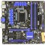 Материнская плата Socket LGA1155 MSI H77MA-G43 4LV DDR3/DDR3 MicroATX, вид сверху