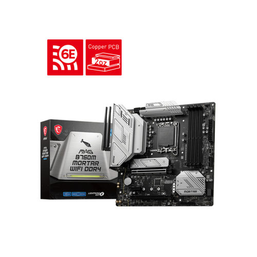 Материнская плата Socket LGA1700 MSI MAG B760M MORTAR WIFI DDR4 4DDR4 MicroATX