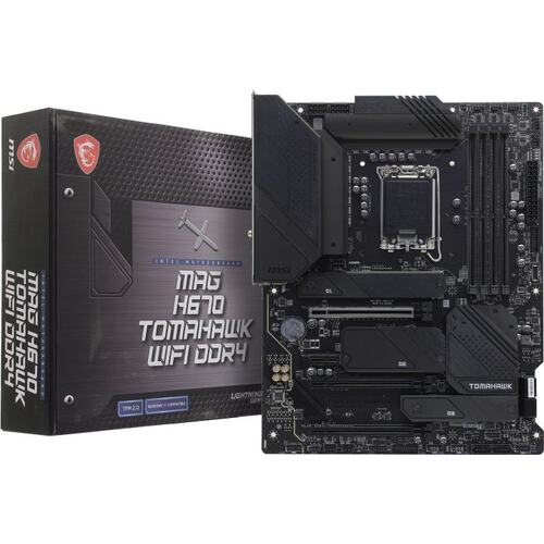 Материнская плата Socket LGA1700 MSI MAG H670 TOMAHAWK WIFI DDR4 4DDR4 ATX