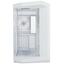 Корпус Miditower MSI MAG PANO 100R PZ WHITE ATX без БП с окном, вид спереди