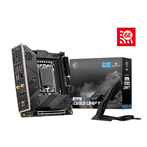 Материнская плата Socket LGA1700 MSI MEG Z690I UNIFY 2DDR5 Mini-ITX с высокой заглушкой