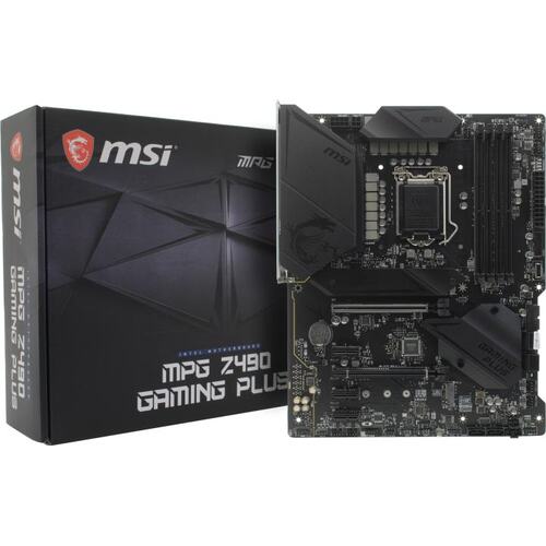 Материнская плата Socket LGA1200 MSI MPG Z490 GAMING PLUS 4DDR4 ATX