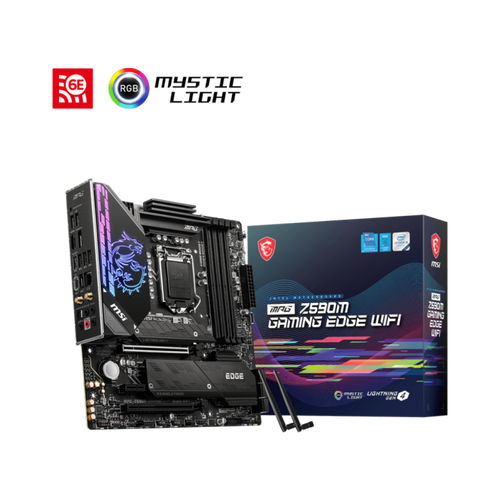 Материнская плата Socket LGA1200 MSI MPG Z590M GAMING EDGE WIFI 4DDR4 MicroATX