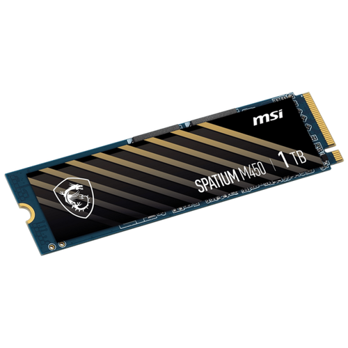 S78-440L0M0-P83 SSD MSI M.2 2280 1TB SPATIUM M450 Client, PCIe Gen4x4 with NVMe, 3D TLC, R/ W 3400/ 2500