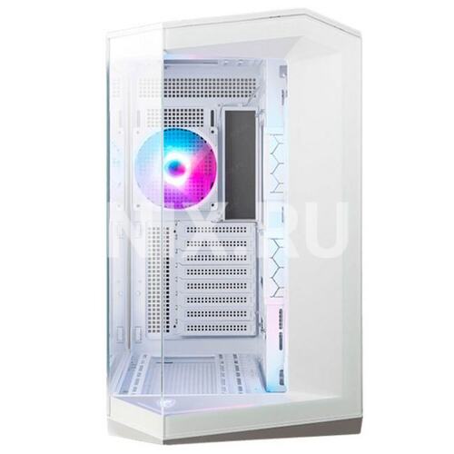 306-7G26W22-HH9 Корпус MSI MAG Pano 100R PZ белый без БП ATX 6x120mm 7x140mm 2xUSB3.0 audio AirDuct bott PSU