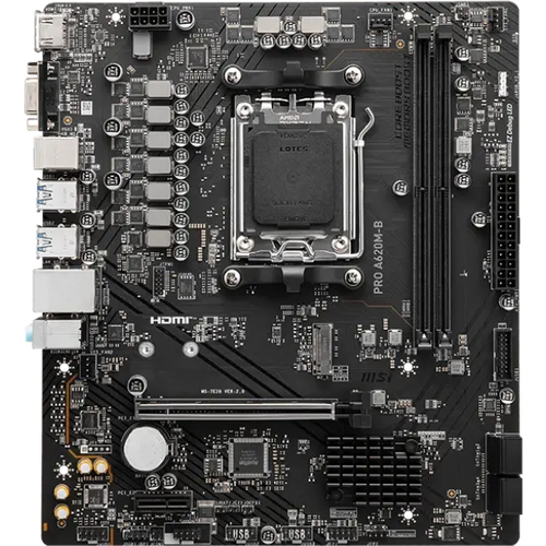 Материнская плата AMD A620 SAM5 MATX PRO A620M-B MSI