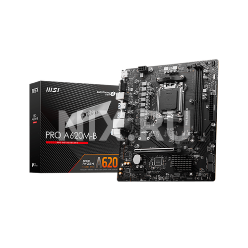 Материнская плата Socket AM5 MSI PRO A620M-B 2DDR5 MicroATX