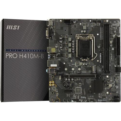 Материнская плата Socket LGA1200 MSI PRO H410M-B 2DDR4 MicroATX