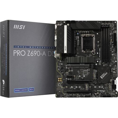 Материнская плата Socket LGA1700 MSI PRO Z690-A DDR4 4DDR4 ATX
