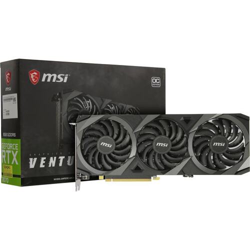 Игровая видеокарта MSI VENTUS RTX 3070 VENTUS 3X 8G LHR 8 Гб GDDR6