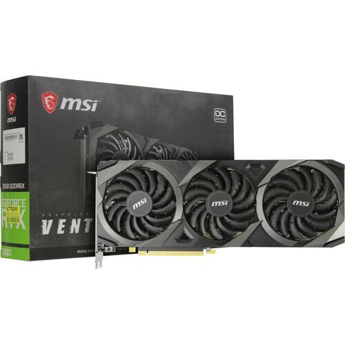 Игровая видеокарта MSI VENTUS RTX 3080 VENTUS 3X 10G OC 10 Гб GDDR6X