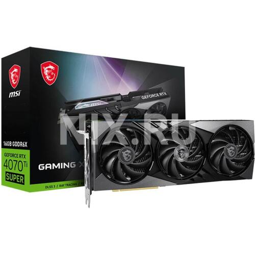 MSI Gaming X Slim RTX 4070 TI SUPER 16G GAMING X 16 Гб MSI Gaming X Slim RTX 4070 TI SUPER 16G GAMING X 16 Гб