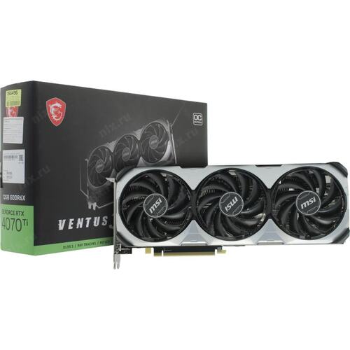 MSI Ventus 3X RTX 4070 TI VENTUS 3X E112GOC 12 Гб GDDR6X