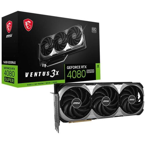 Игровая видеокарта MSI Ventus RTX 4080 16GB VENTUS 3X OC 16 Гб GDDR6X