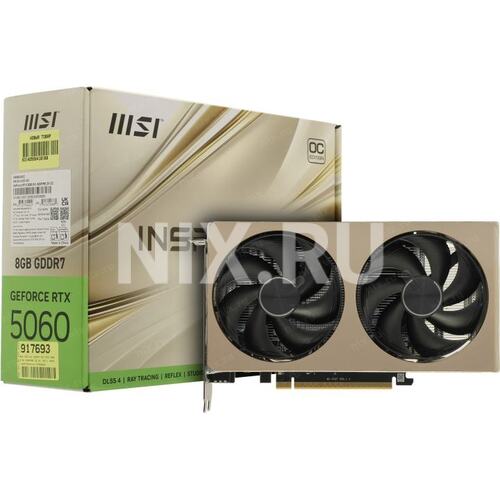 Игровая видеокарта MSI INSPIRE 2X RTX 5060 8G INSPIRE 2X OC