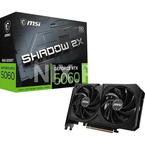 Игровая видеокарта MSI Shadow 2X RTX 5060 8G SHADOW 2X OC MAX