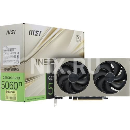 Игровая видеокарта MSI Inspire 2X RTX 5060 TI 16G INSPIRE 2X OC