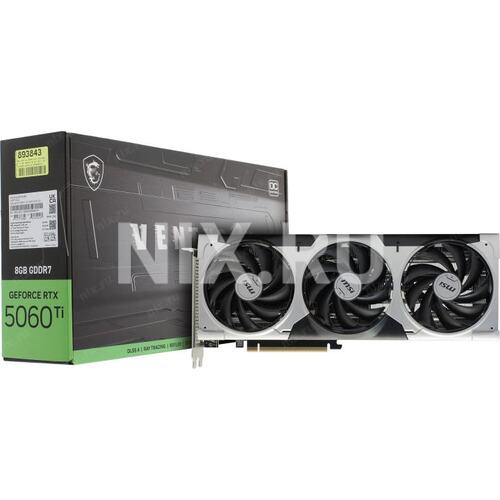 Игровая видеокарта MSI Ventus 3X RTX 5060 TI 8G VENTUS 3X OC