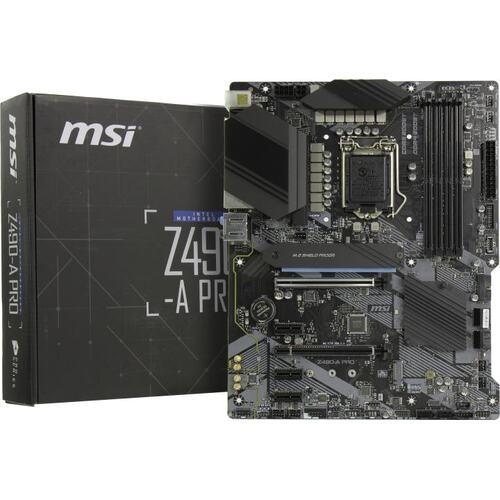 Материнская плата Socket LGA1200 MSI Z490-A PRO 4DDR4 ATX