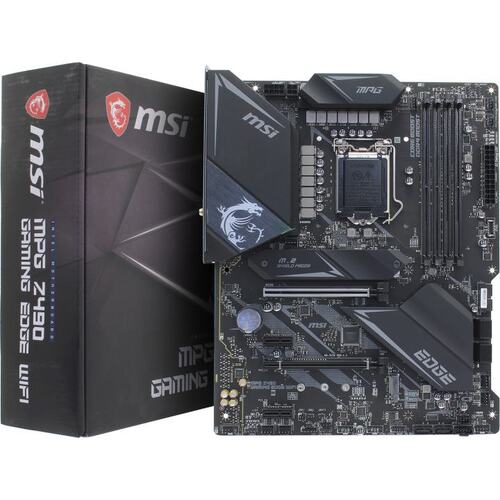 Материнская плата Socket LGA1200 MSI Z490 GAMING EDGE WIFI 4DDR4 ATX