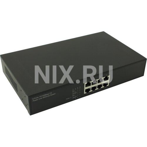 MultiCo <EW-P588> Неуправляемый коммутатор (8 x 100 Мбит/с, 8 портов IEEE 802.3af (PoE))