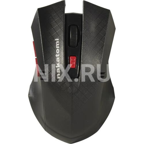Беспроводная Мышь Nakatomi Gaming MRON-04U черный (USB 2.0, 6btn, 1600 dpi)